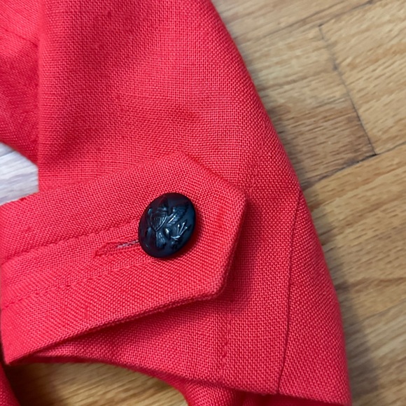 Smythe‎ Cropped Sleeve Jacket Women Size 8 - Picture 5 of 8